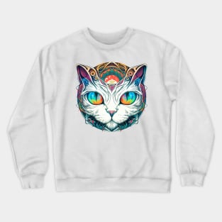 Trippy Meow Meow Crewneck Sweatshirt